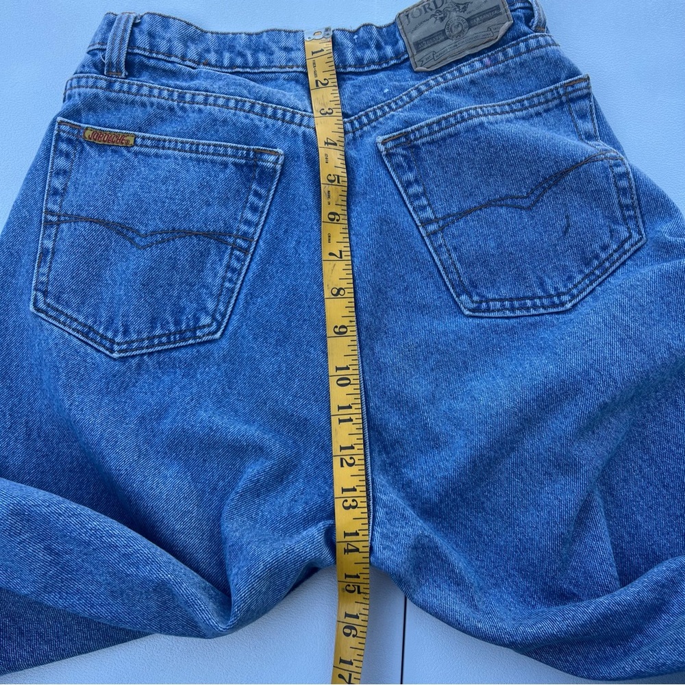 Vintage Jordache Jeans 11/12 High Waist Mom Jeans Cotton Classic 90s Denim 8-10s - Picture 5 of 15